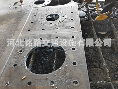 法蘭切割完成